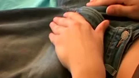 delicious Casey Wood stroking him And Playing With vibrator